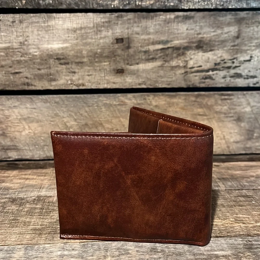 Vintage ‘60’s-70’s Rolf’s Tri-Fold Leather Wallet New Condition